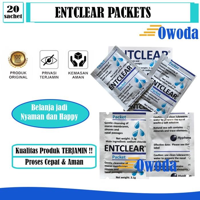 

Terlaris- Entclear Packets ( Powder Entclear)