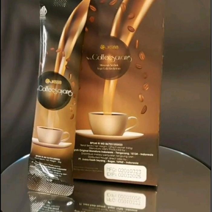 

Terlaris- Coffeesayang Original Jks88 Kopi Sayang 1 Box Isi 5 Sachet / Coffeeku Jks88