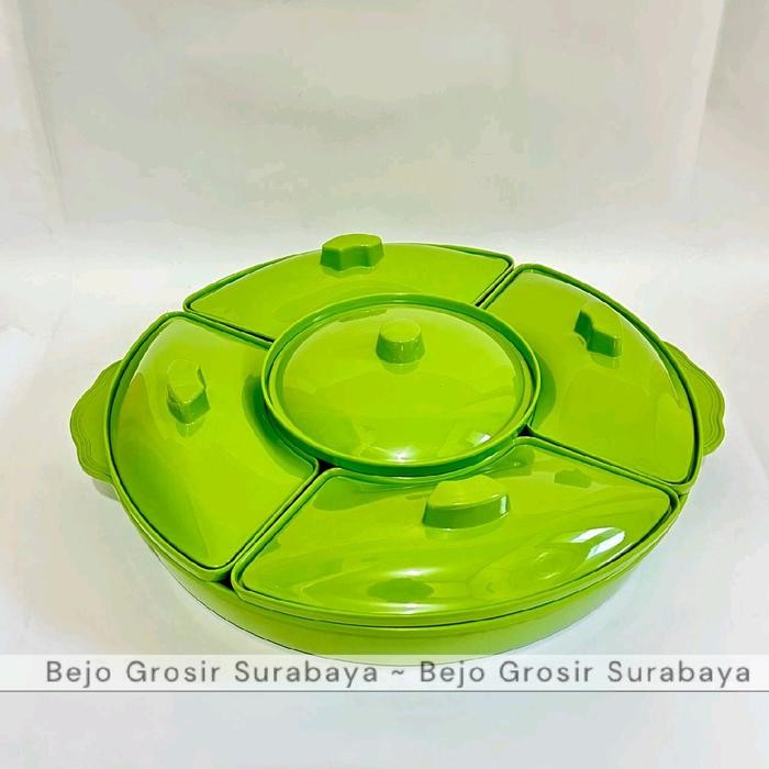 Prasmanan Set Melamin Jumbo 45 cm Toples Camilan Tempat Prasmanan Sayur Lauk - DE 9000 Kitchenware
