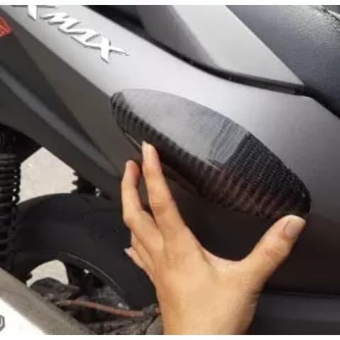 AKSESORIS YAMAHA XMAX 250 SIDE PROTECTOR CARBON KEVLAR ASLI 