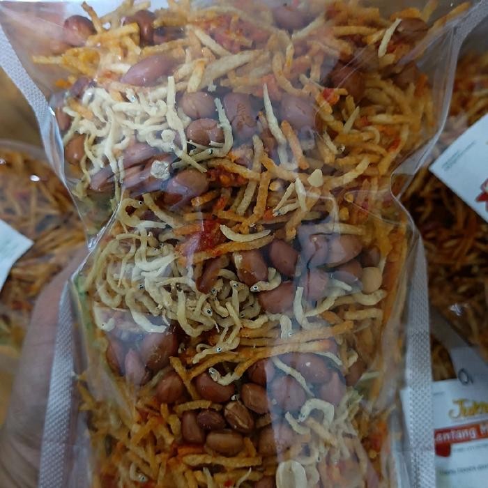 

Terlaris- Kentang Mustofa Teri Medan Kacang 250Gram