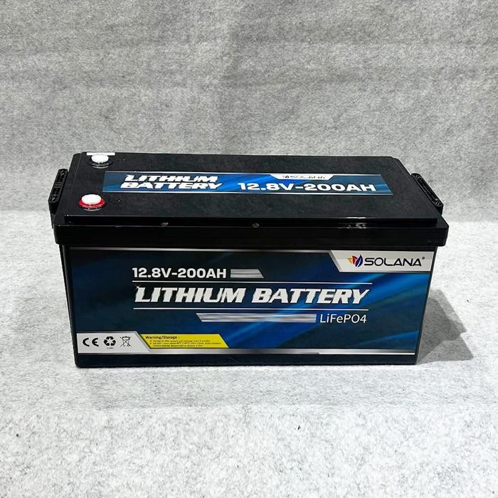 AKI LITHIUM SOLANA BATTERY LITHIUM LIFEPO4 12,8V 200AH SOLANA LITHIUM 12,8V 200AH