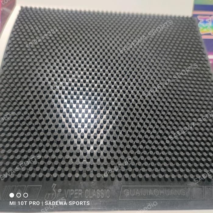 Karet Bintik Panjang Pingpong Tenis Meja Viper Classic Super Block Ori