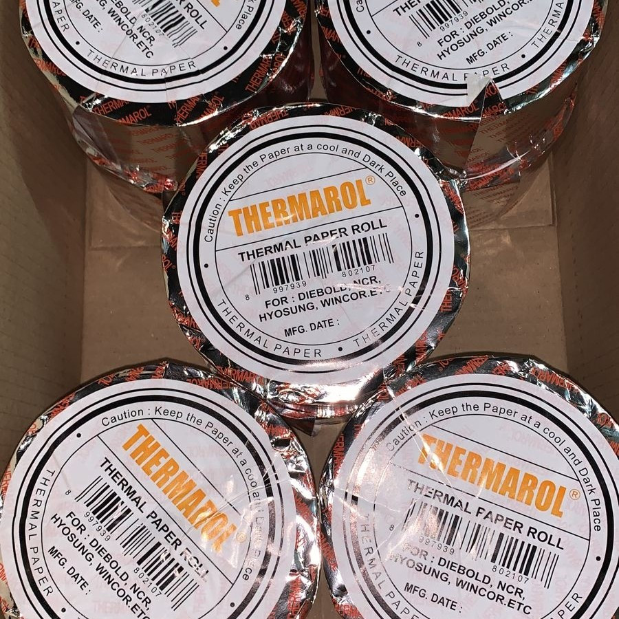 

Thermarol kertas thermal 80 mm x 140 mm per roll
