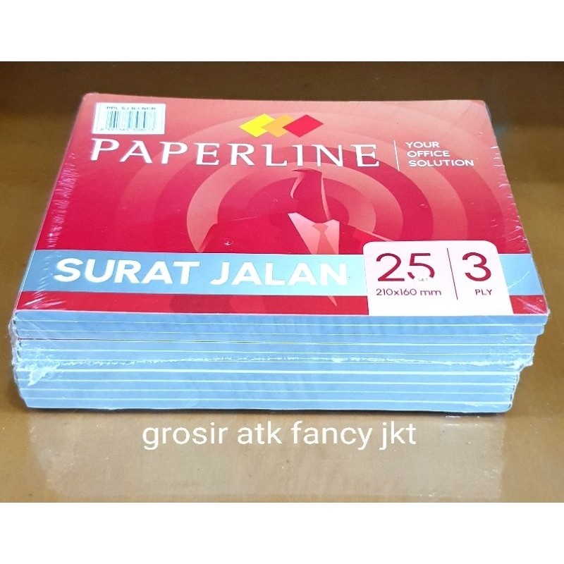 

( 10 buku ) Nota Surat Jalan Paperline PPL 3 ply 3ply Besar / 3 rangkap
