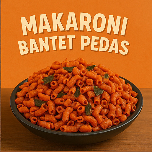 

Makaroni Bantat Pedas Makaroni Spiral Makaroni Keong pipa Pedas daun jeruk 1KG