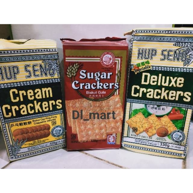 

Hup Seng / cream crackers / Biskuit cap pingpong / biscuits hup seng / Hupseng Keju / Hup Seng Keju