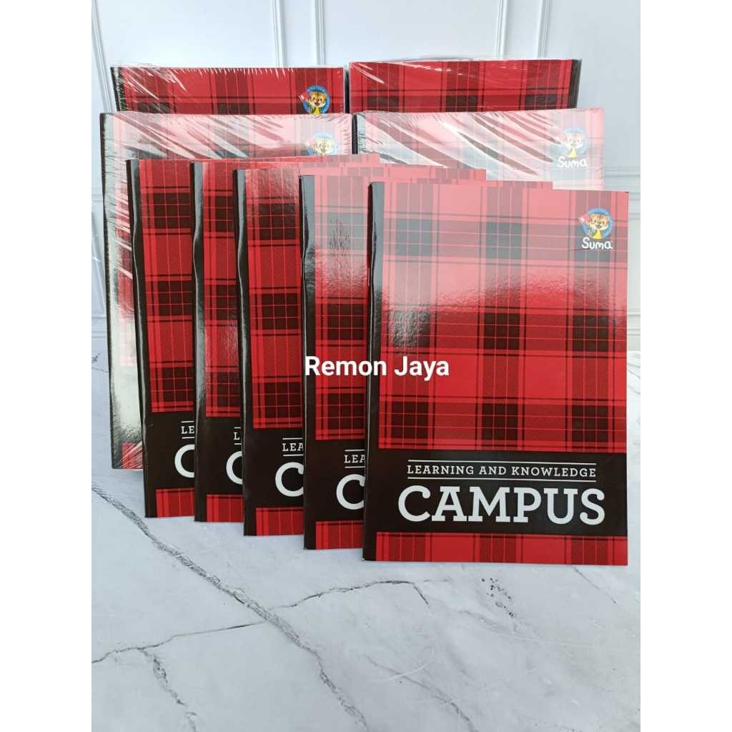 

10 pcs (1 pak) buku tulis Suma Campus isi 50 lembar/ buku catatan/buku sekolah