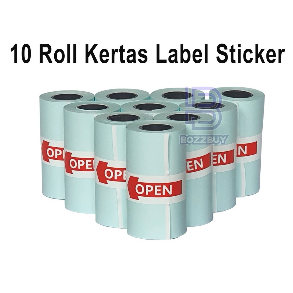 

SMARTCOM - Kertas Label Sticker THERMAL Continuous 57mm x 30mm isi 10roll