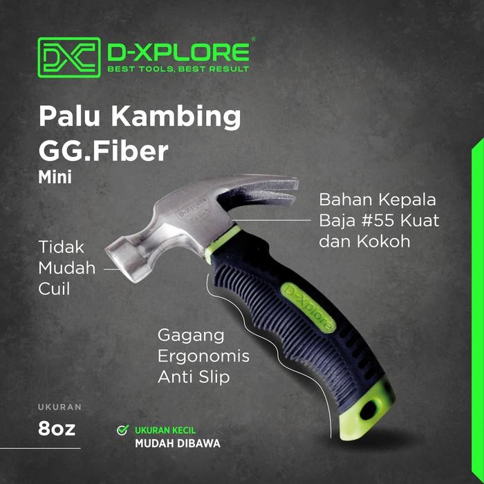 Palu Mini Kambing Martil Cebol 8oz Alat Pertukangan D-Xplore