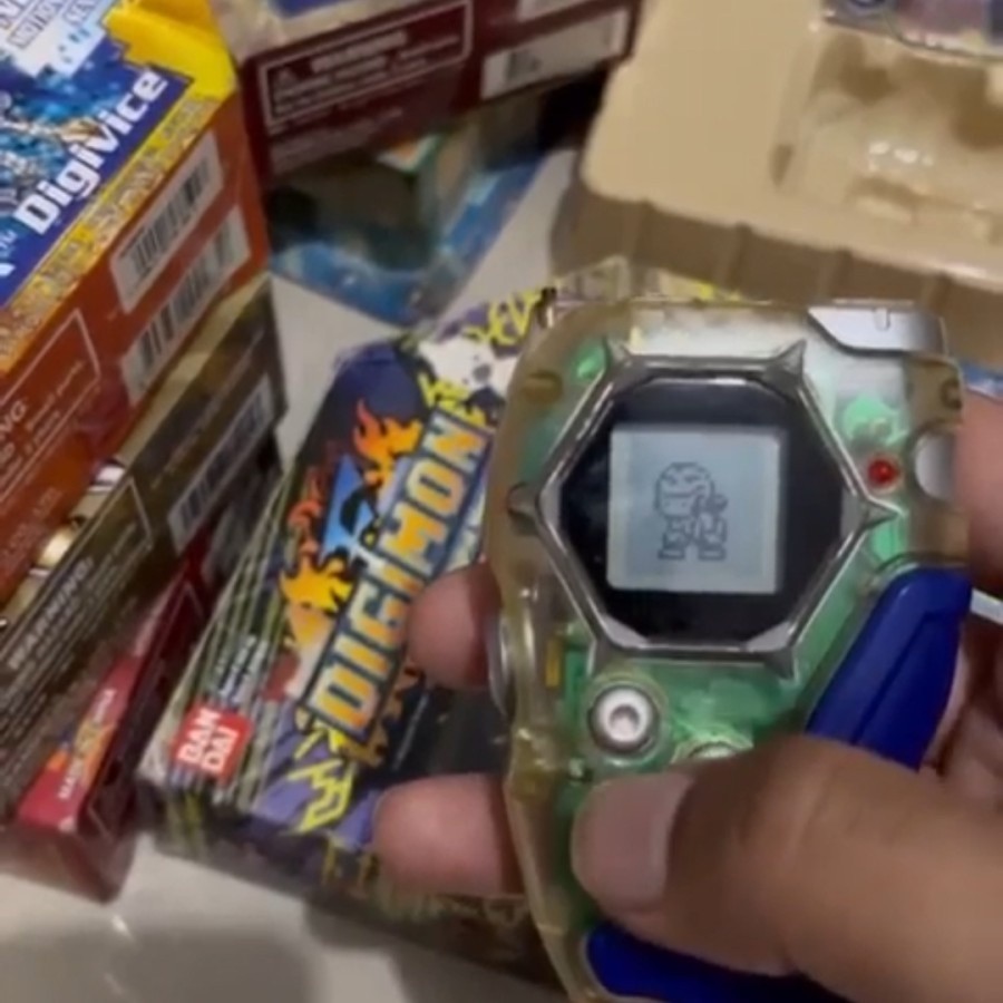 TERBARU PRODUK TERBARU BANDAI DIGIVICE DIGIMON FRONTIER D'TECTOR VERSION 2 CLEAR BLUE KOJI READYY