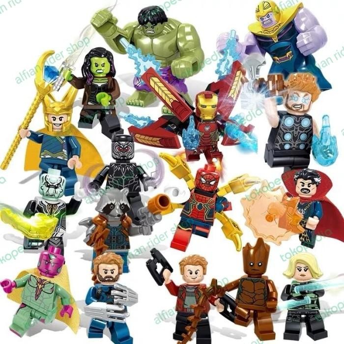 Mainan Lego Avenger Infinity War End Game set 2 Hulk Thanos Gamora