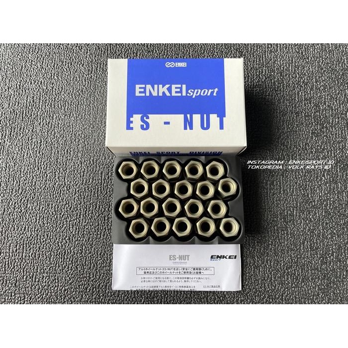 Enkei Sport ES NUT 1.5 L35 20pcs Lugnut Short Original Made in Japan