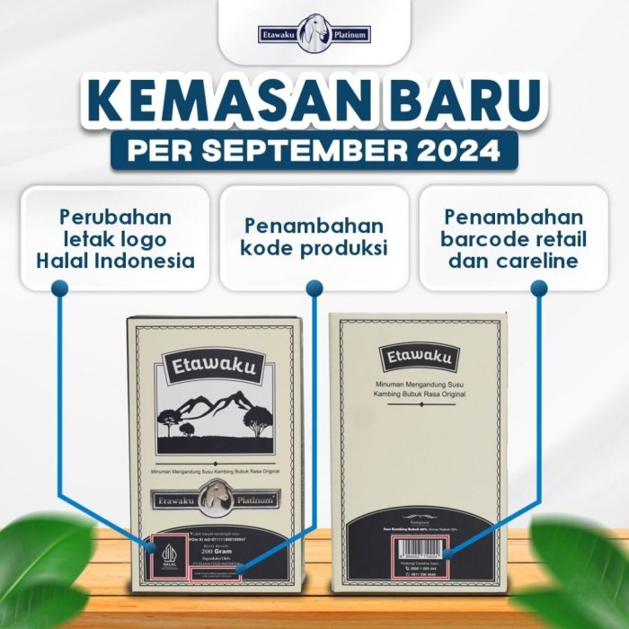 

(Expert) Etawaku Platinum - Susu Kambing Etawa Bubuk Premium Original Atasi Masalah Pernafasan Halal