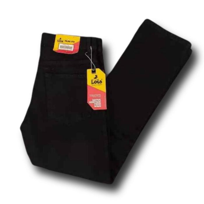 CELANA HITAM PRIA LOIS JEANS REGULER