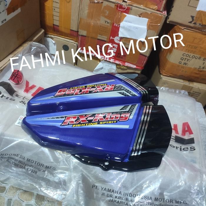COVER BOK DOP AKI OLSAM RX KING BIRU ORIGINAL YGP LIST EMBLEM 2004