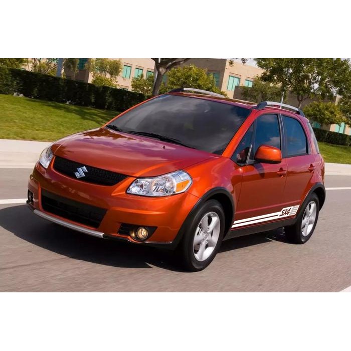 Sticker Aksesoris Stripe Mobil Suzuki SX4 001