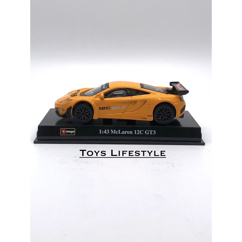 Bburago Diecast - McLaren 12C GT3 Skala 1:43 (Racing)