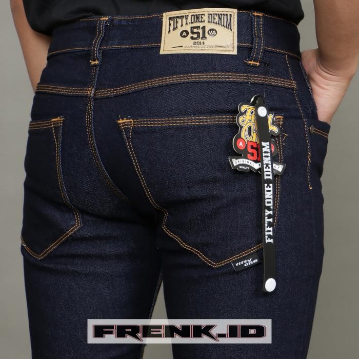 CELANA PRIA JEANS SLIM FIT / JEANS PANJANG FIFTY ONE DENIM ORIGINAL
