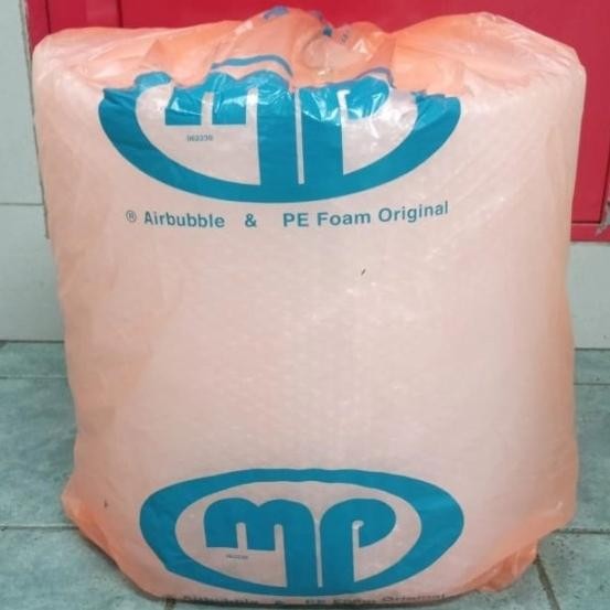 

Pesta- bubble wrap 40cm x 50mtr / bubble wrap bungkus orange