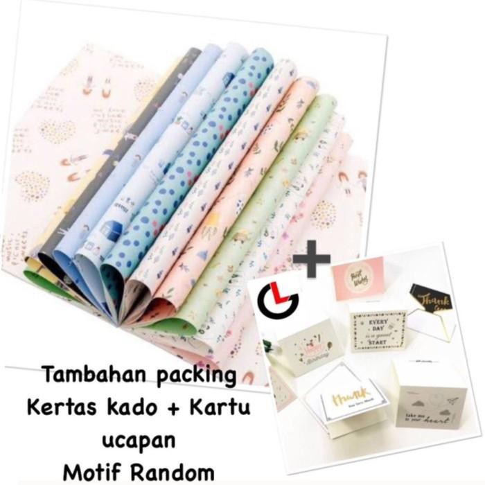 

Pesta- Tambahan Bungkus Packing Kertas Kado & Kartu Ucapan