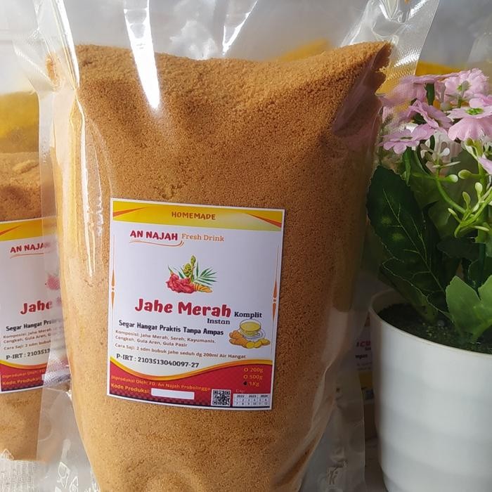 

Ekstrak Jahe Merah Komplit (Jahe Merah, Sereh, Kayumanis) 1kg Instan