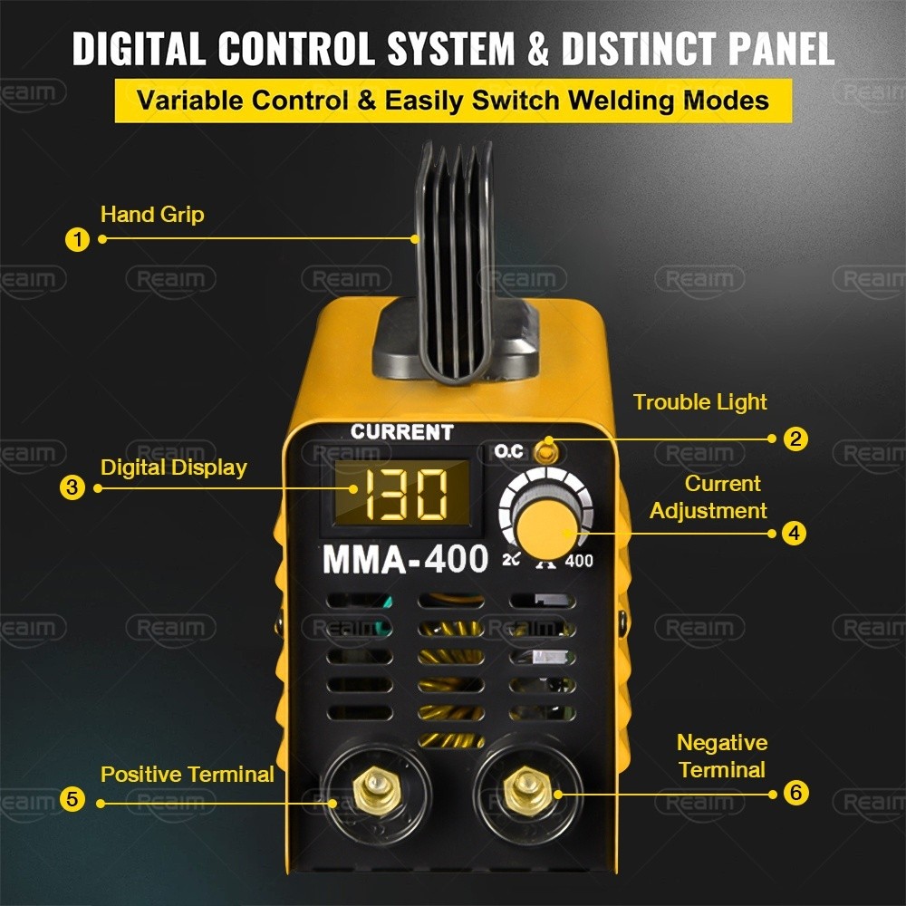 REAIM MMA-250 Mesin Las Inverter 450 Watt Mesin Las Listrik Murah Mini Kecil Inverter
