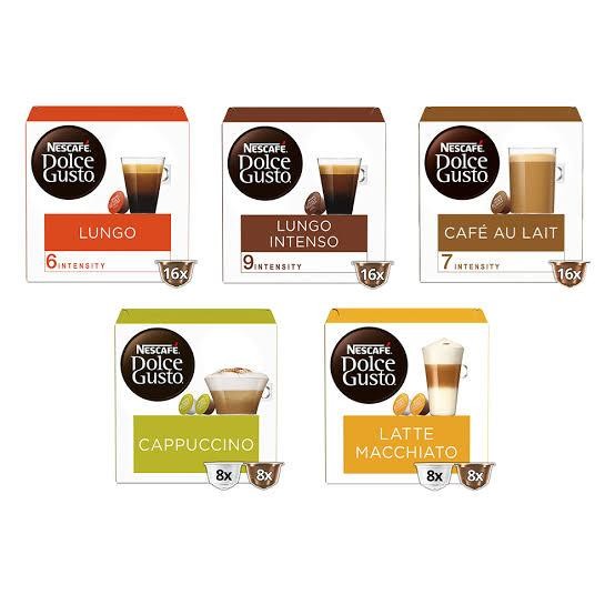 

Nescafe Dolce Gusto Kopi Kapsul - 12pc - Bubuk, Susu, Coffee, Robusta