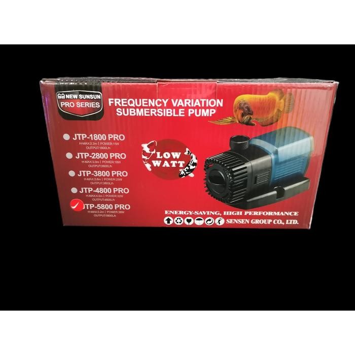 SUNSUN JTP 5800 SNI Original Pompa Low watt aquarium kolam sunsun JTP Series hemat listrik