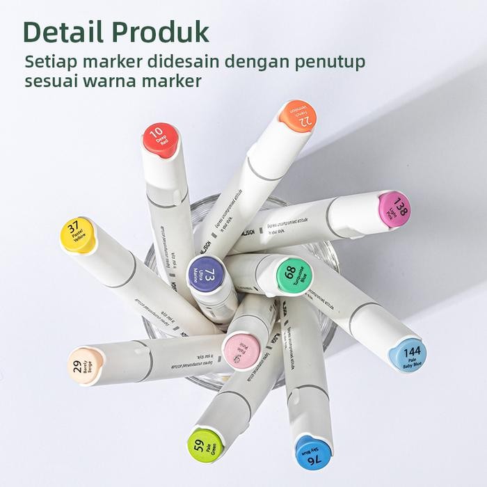 

NUSIGN SKETCH MARKER / SPIDOL SKETSA DUAL TIP NON TOXIC NS736