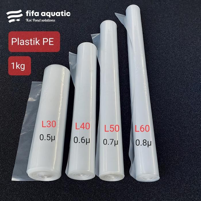 Plastik roll ikan koi 1kg packing bungkus ikan