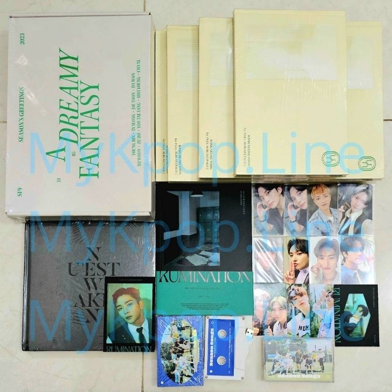 Sealed SG SF9 Album KSY Nuest MURAH UNDERICE SALE Ateez KJK Season Songs USB Kim Jong Kook Dream