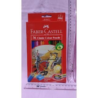

PENSIL WARNA FABER CASTELL 36 BAGUS MURAH READY STOCK