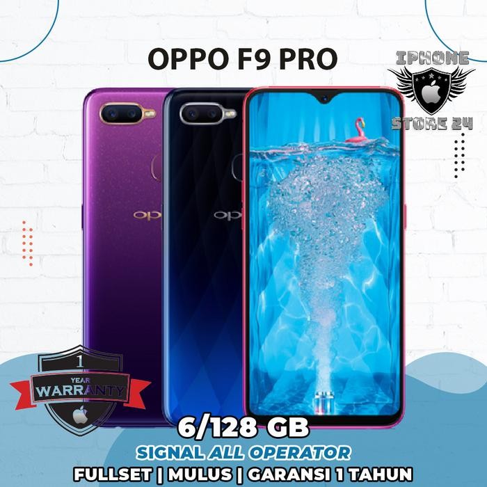 Gadgetra- Oppo F9 Pro Ram 6 Internal 128 Gb Garansi 1 Tahun