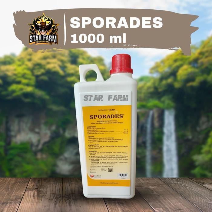 <<<<<] Sporades Desinfektan 1 Liter - Star Farm