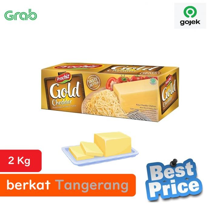 

BARANG TERLARIS Keju Prochiz Gold 2kg Kargo