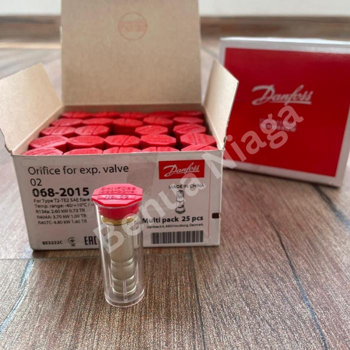 ORIFICE DANFOSS 02 FOR EXPANSION VALVE T2 TE2 ORIFICE NO 2 TE 2 T 2
