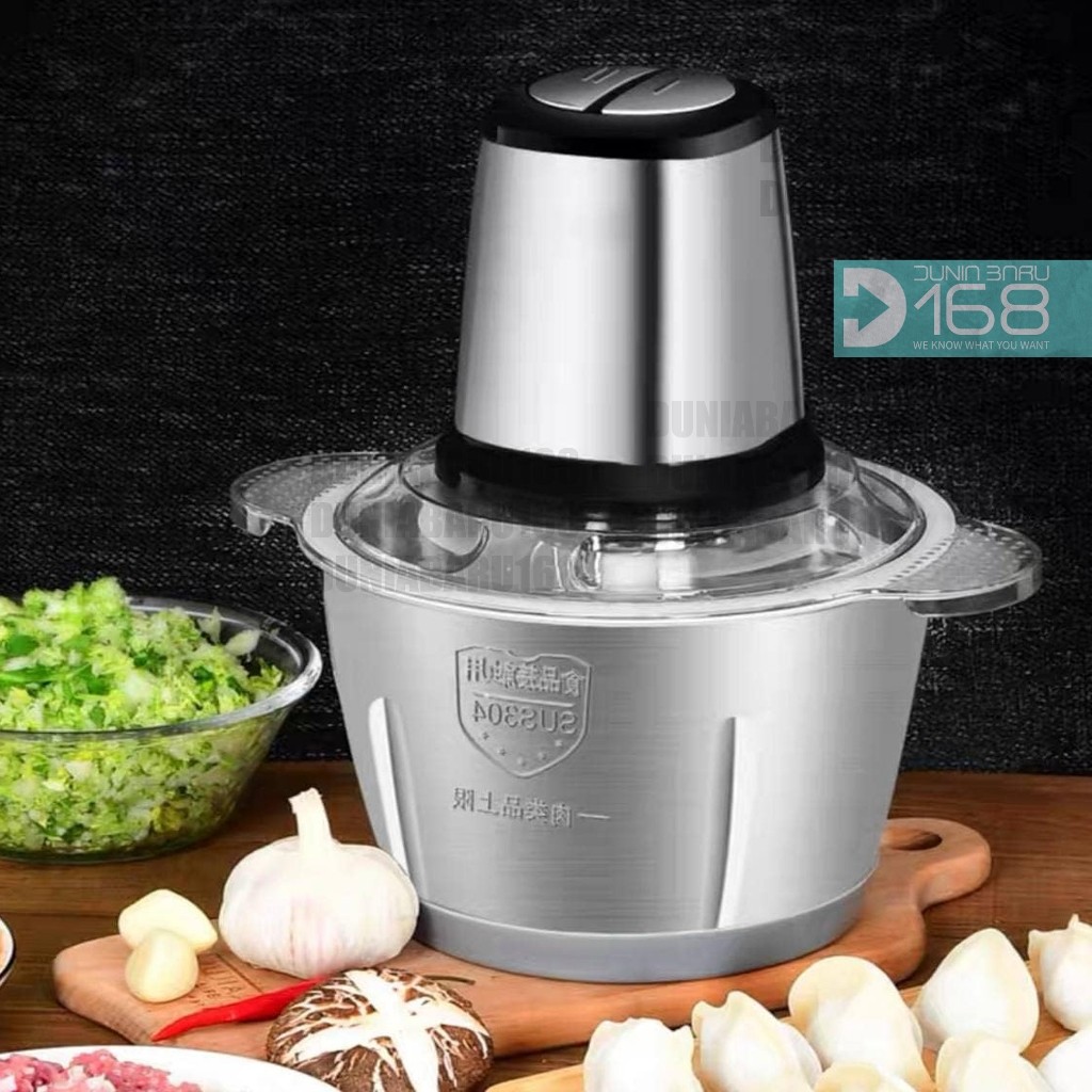 Chopper Blender Daging / Meat Grinder / Penggiling Daging Stainless / Chopper Daging Stainless