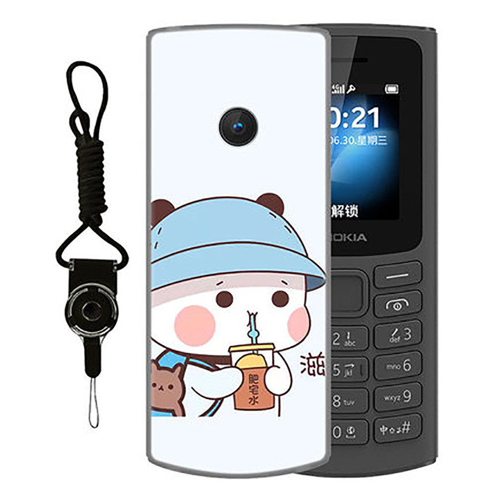 For Nokia 110 4G Cover Case For Nokia 110 Bumper Anime Cartoon Silicone Case For Nokia 110 Capas
