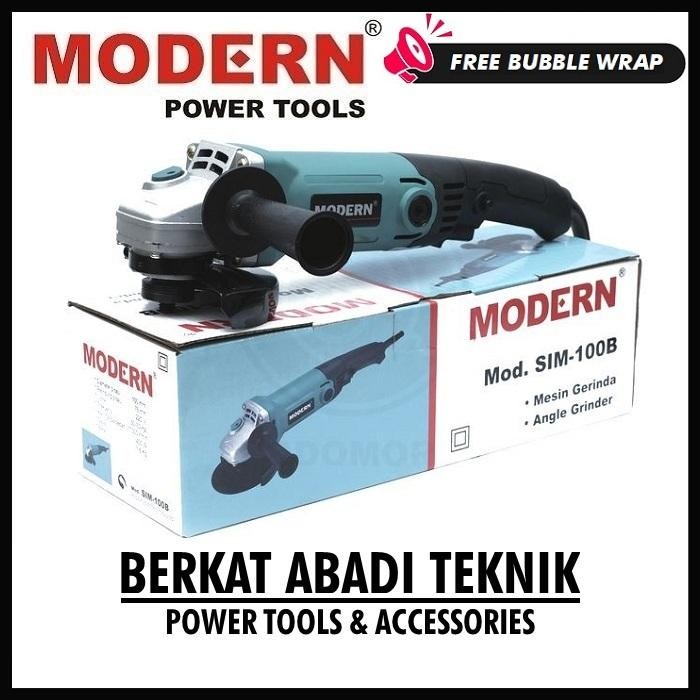 Mesin Gerinda Tangan Sim-100B Modern 4" Sim 100B Mesin Gurinda Grinda