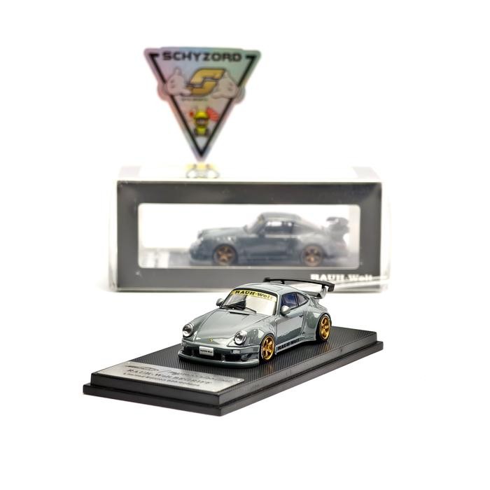 ModelCollect Porsche RWB 930 GT Wing Wide Body Cement Grey Limited Edition Model Collect