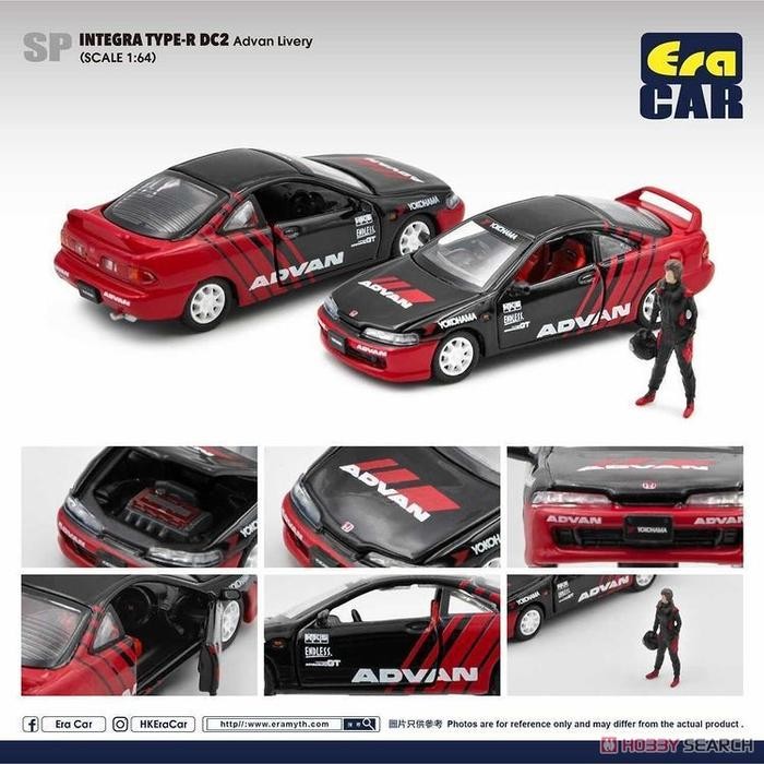 ERA CAR Honda Integra Type R DC2 Advan Livery Eracar Diecast Mobil