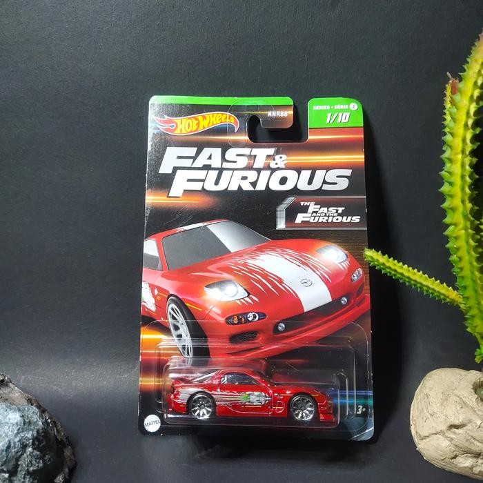 hotwheels 95 Mazda RX-7 fast furious merah