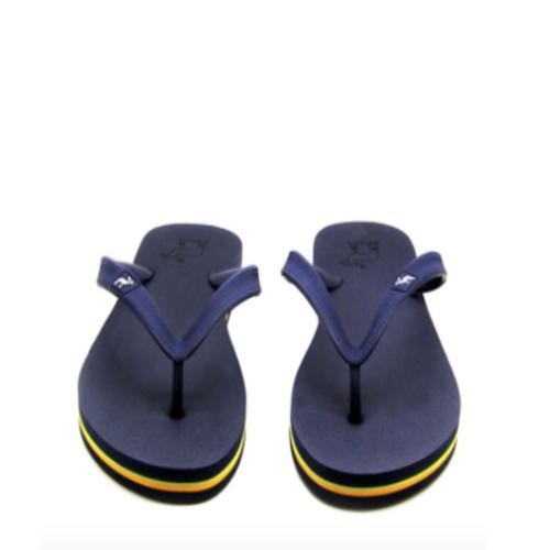 Sandal Panama / Sendal Jepit Pria Biru Tua / Sendal Pantai