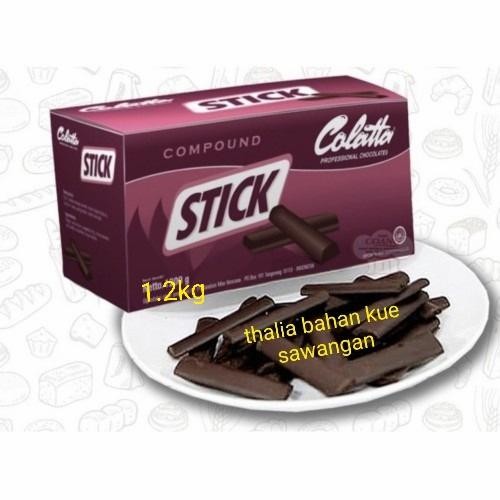 

COLATTA COKLAT STIK COMPOUND 1.2KG TAHAN BAKAR, HIASAN KUKIS ENAK