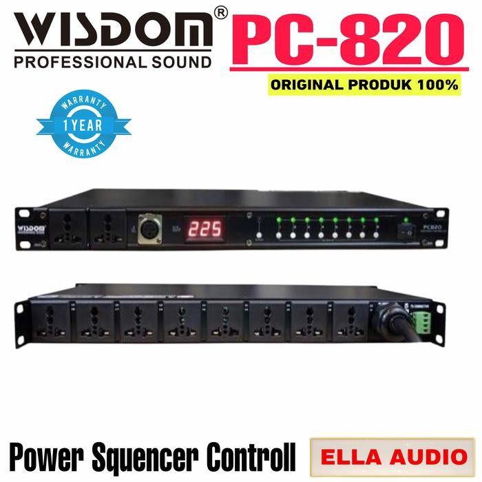 Power Squencer Wisdom PC 820 8-Channel wisdom pc820
