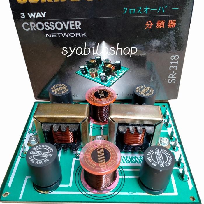 KIT CROSSOVER 3 WAY SURROUND SR 318 CROSSOVER 3 WAY PASIF SR 318