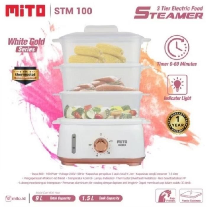 MITO FOOD STEAMER ELECTRIC STM 100 / Mito Food Steamer