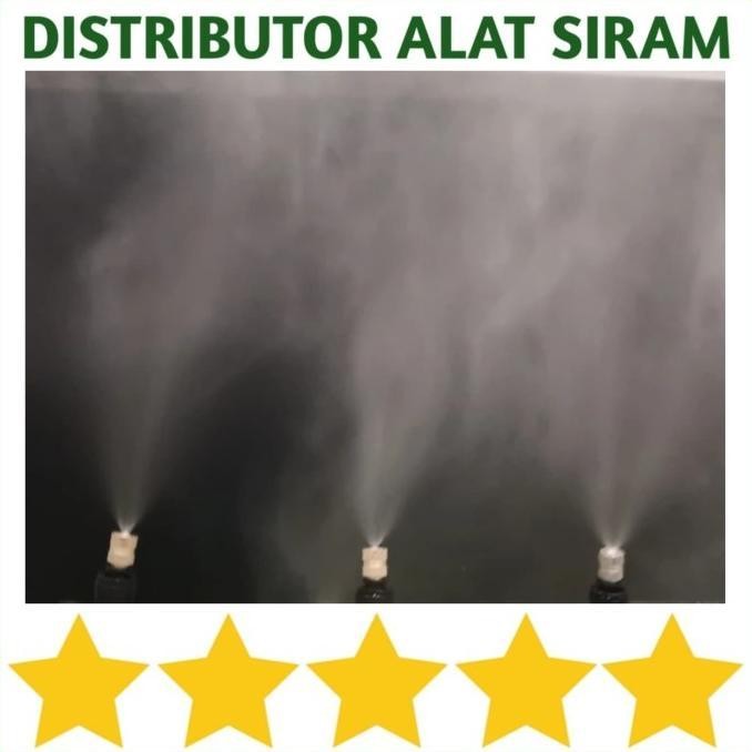 PAKET ALAT SIRAM MISTING 15 TITIK 0.8 MM MIST NOZZLE KABUT SELANG AIR