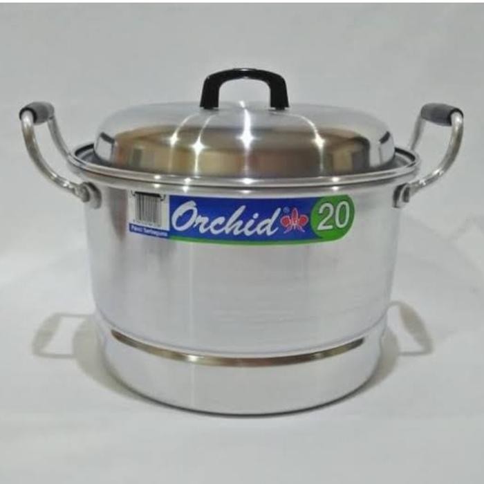 Langseng/Dandang/ kukusan merk Orchid Kecil ukuran 20,22,24 cm (Gojek)